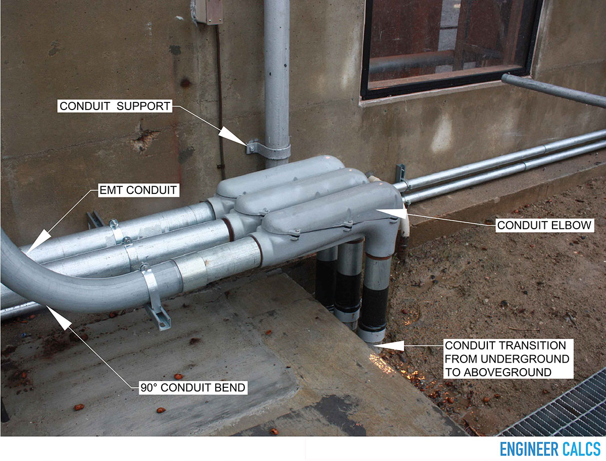 Outdoor Electrical Conduit Above Ground