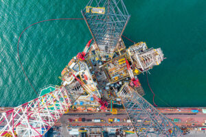 drilling rig top view