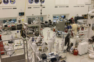 assembling the mars rover at jet propulsion laboratory