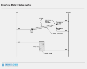 electric relay control schematic 1