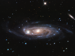 hubble space telescope photograph showcasing galaxy UGC 2885