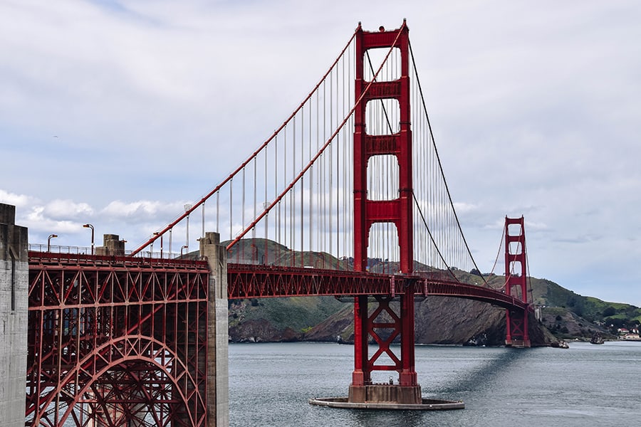 golden gate bridge south tower