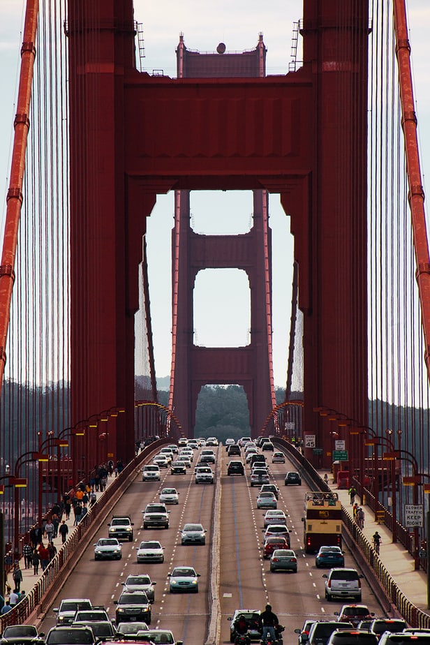 golden gate bridge traffic