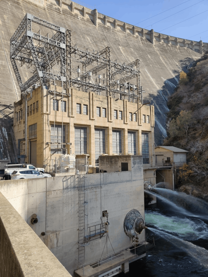 hydroelectric power plant in california