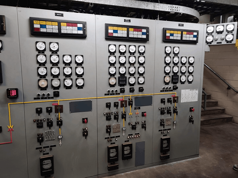 hydroelectric power plant switchgear