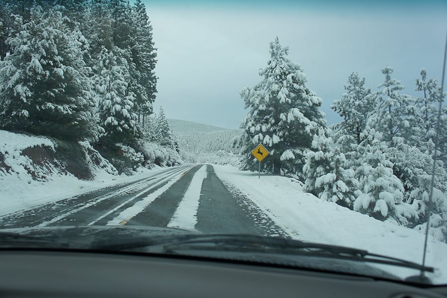 dangerous road to hydroelectric facility