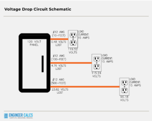 voltage drop circuit schematic