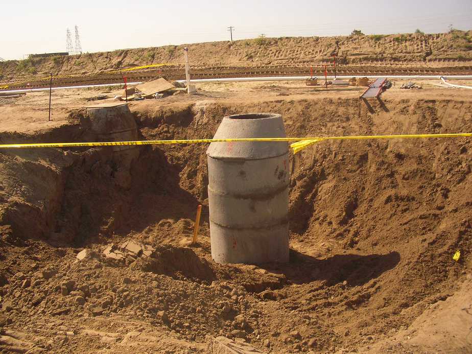 construction site underground facilities