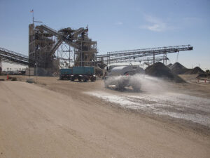 dust control with water truck