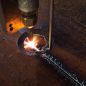 plasma laser cnc industrial machine cutting iron steel