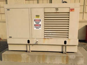 standby diesel generator air flow
